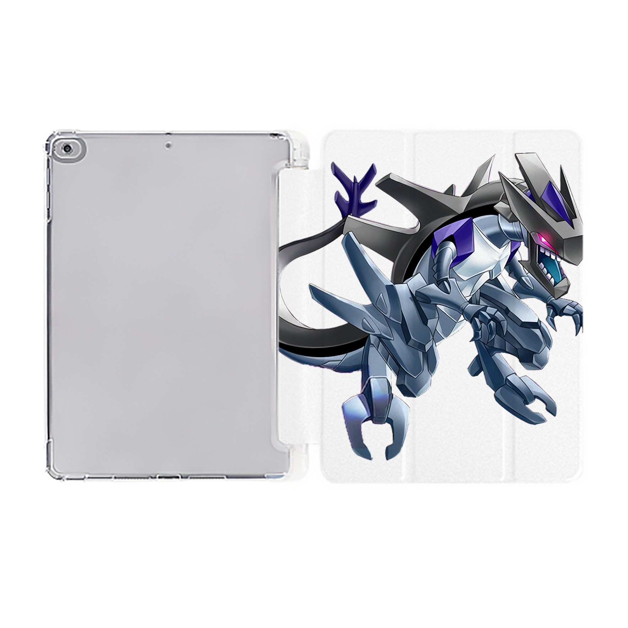 （画像用） 遊☆戯☆王 Yu-Gi-Oh! IPad ケース ペン収納付き 三つ折りスタンド PUレザー×シリコン 対応機種9.5/10.5/10.9インチ